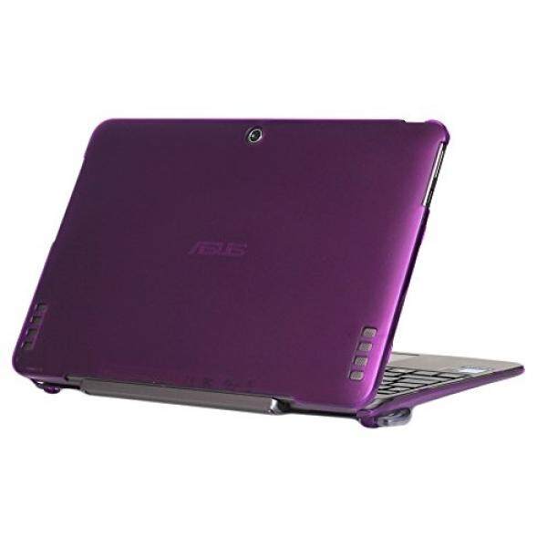 Ipearl Mcover Keras Cangkang Case untuk 10.1 ASUS Buku Transformer T100HA Seri 2-Dalam-1 Laptop-Ungu -Internasional