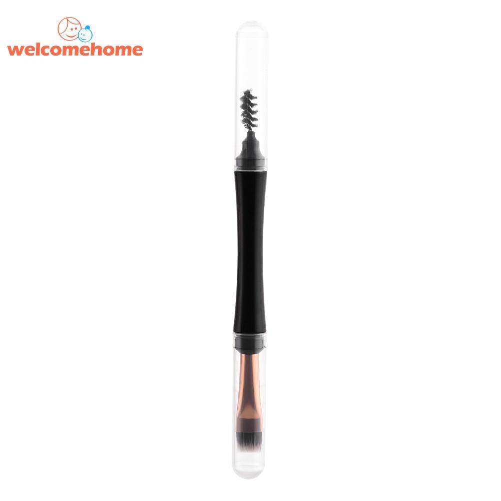 2 Dalam 1 Ganda Akhir Concealer Eyeliner Bulu Mata Alis Riasan Kuas-Internasional