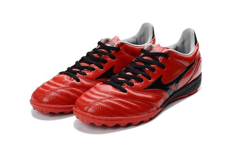 Football Mizuno Morelia Neo KL MD TF Football Shoes Men's Mizuno NEO II TF Soccer Cleats Red/Black - intl