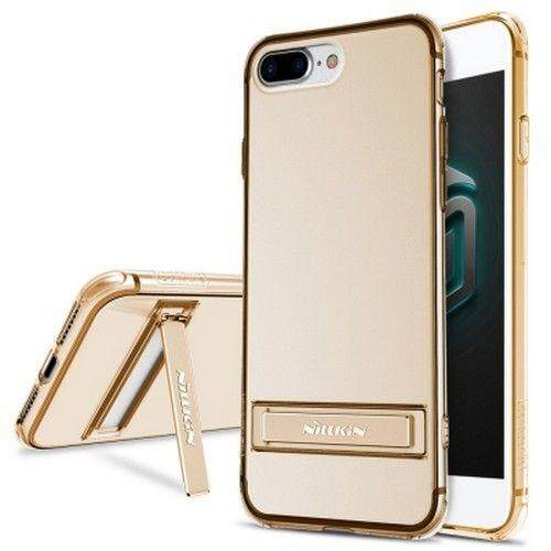 NILLKIN Yg Tahan Pukulan II Transparan Tpu Pelindung Sampul Belakang dengan Stand Penyangga untuk iPhone 7 Plus-Internasional
