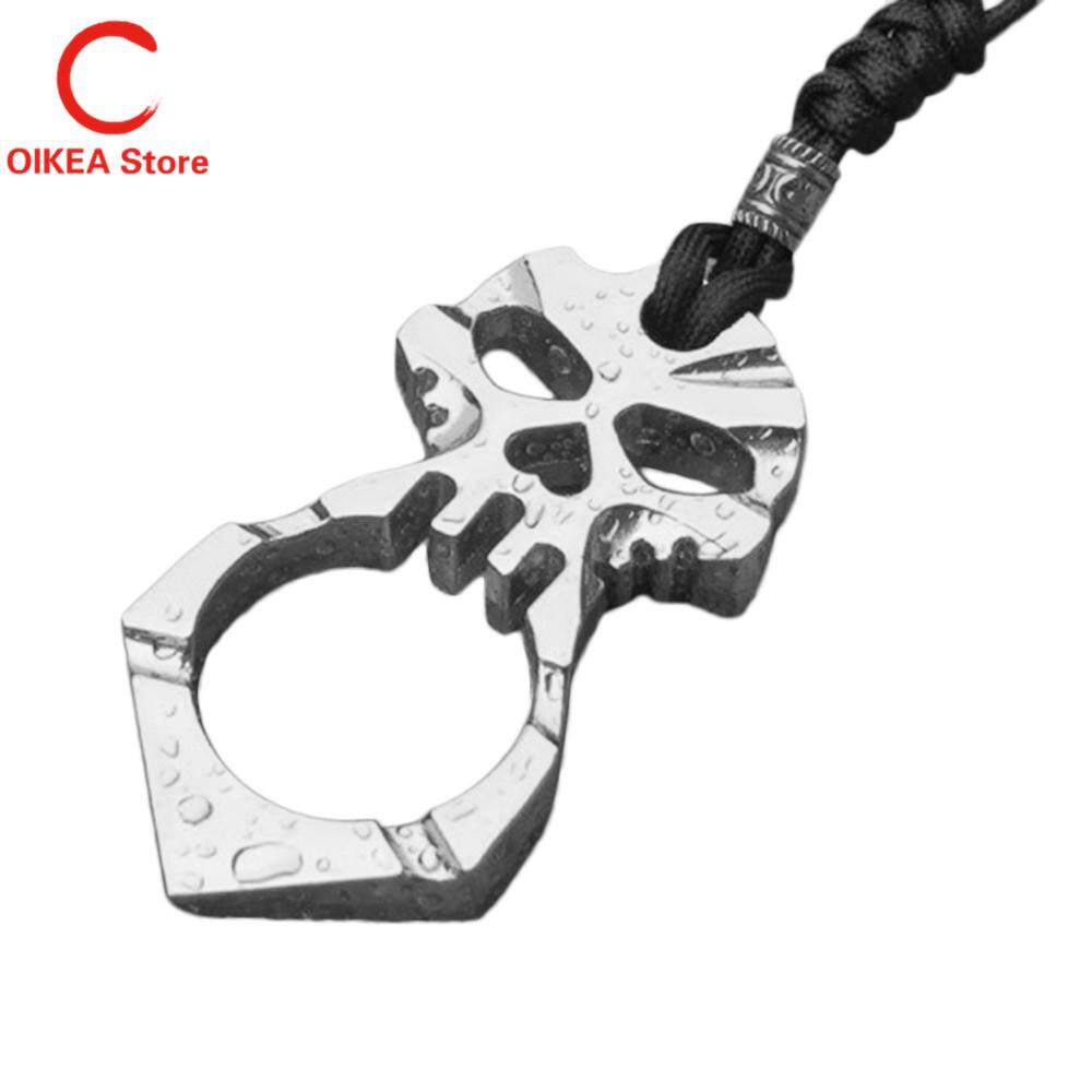 OIKEA Broken Window Punch Portable Multicolor Alloy Handcuffs Iron Lotus - intl