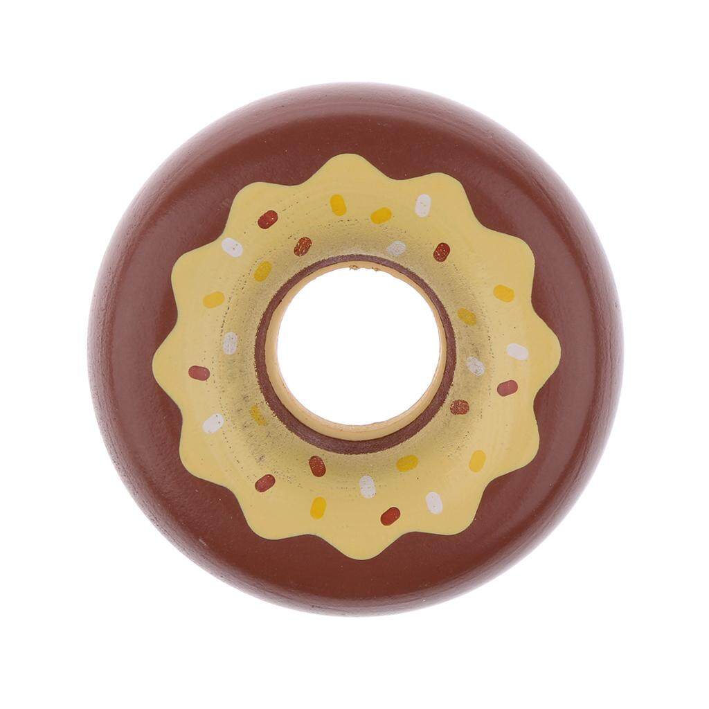 Magideal Magnetik Kayu Permainan Food Berpura-pura Chocolate Donut Anak Pra-taman Kanak-kanak Mainan-Internasional