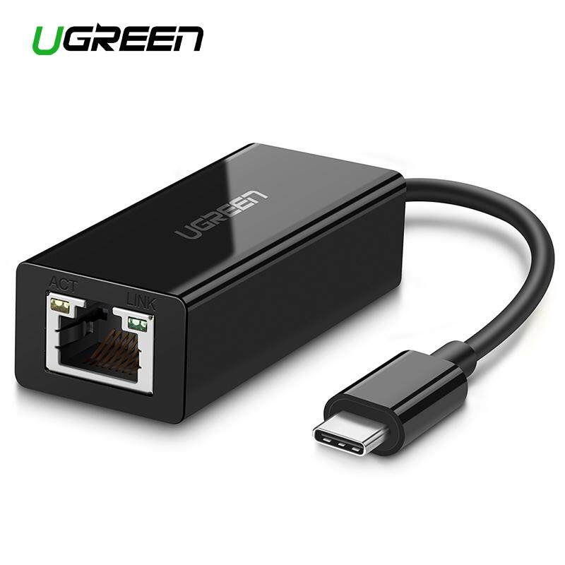UGREEN USB C Network Adapter USB-C to 10/100/1000 Gigabit Ethernet LAN Adapter Compatible with Windows, Mac OS, Linux, Chrome OS for Apple MacBook Pro 2016, HP ENVY,Lenovo, Dell XPS, Chromebook Pixel etc - intl