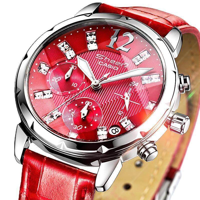Casio Sheen Women Leather Watch Malaysia