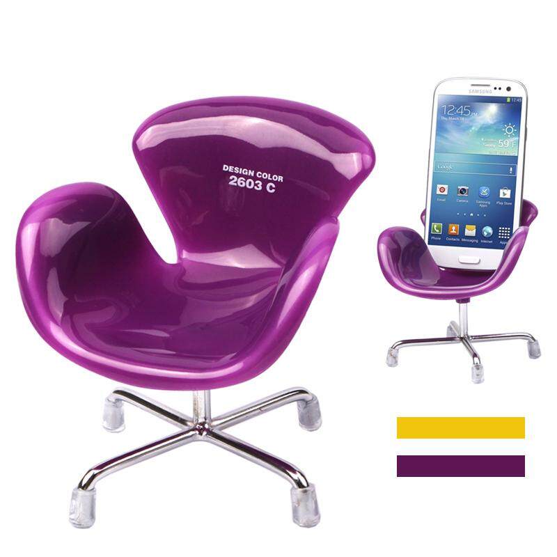 Universal Kursi Berputar Gaya Pemegang Pengiriman Warna Acak, untuk iPhone, Galaxy, Huawei Xiaomi, Sony HTC, google LG dan Ponsel Pintar-Intl
