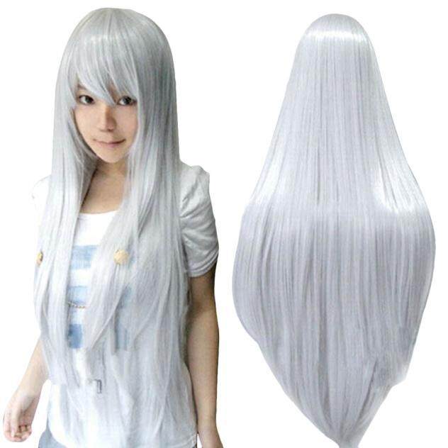 Jual Seksi Modis 80 Cm Panjang Lurus Cosplay Teguran Warna-warni Panas Tahan Teguran A2 A3 Rowellshop-Internasional
