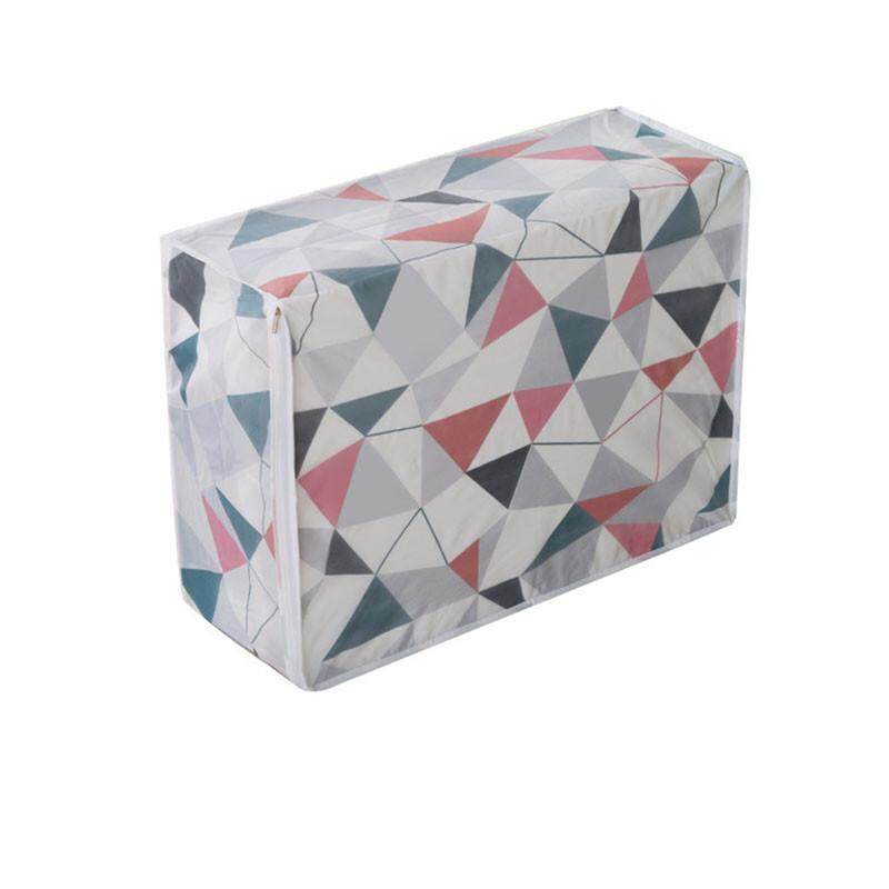 Lipat PEVA Keluarga Selimut Tas Penyimpanan Pakaian Pembagi Selimut Selimut Organizer Tempat Tidur Di Bawah Lemari Tahan Air Tas Penyimpanan-(55 * 36*20 Cm)