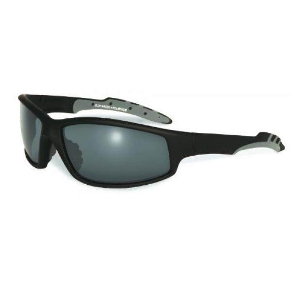 Bluewater Terpolarisasi Daytona 6 Lensa Asap dengan Lapisan Hidrofobik (Hitam/Abu-abu, Kecil)-Internasional