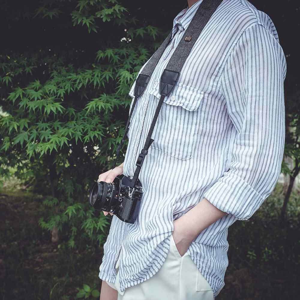 Aksesoris Kamera Antik Bahu Leher Tali Kapas Tahan Lama Kamera Tali untuk Sony Nikon Canon Olympus DSLR Kamera-Internasional