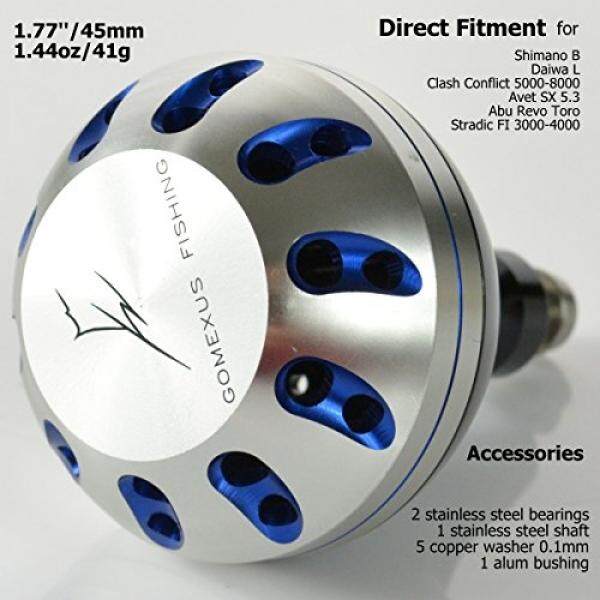 Gomexus Power Knob 45mm For Saltiga Z 4500-altiga Z 20-50H Stradic FK 5000 Clash Conflict Saragosa SW 5000-20000 Emblem 5000-5500 Catalina 4500-6500 Direct Fitment - intl