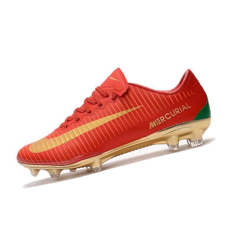 Pria Sepak Bola Sepatu Baru Arrival Sepatu Sepak Bola Pelatihan Sepatu Sepak Bola Cleat Luar Ruangan Renda-Hingga Vapor Xi FG Sepak Bola cleats Hitam 39-45-Internasional