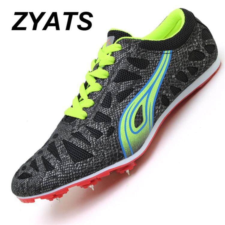Zyats 2018 Musim Panas Baru Jaring Jalur Olahraga Menjalankan Sepatu Spike Spike Sepatu Pelatihan Atletik Ukuran 35-45