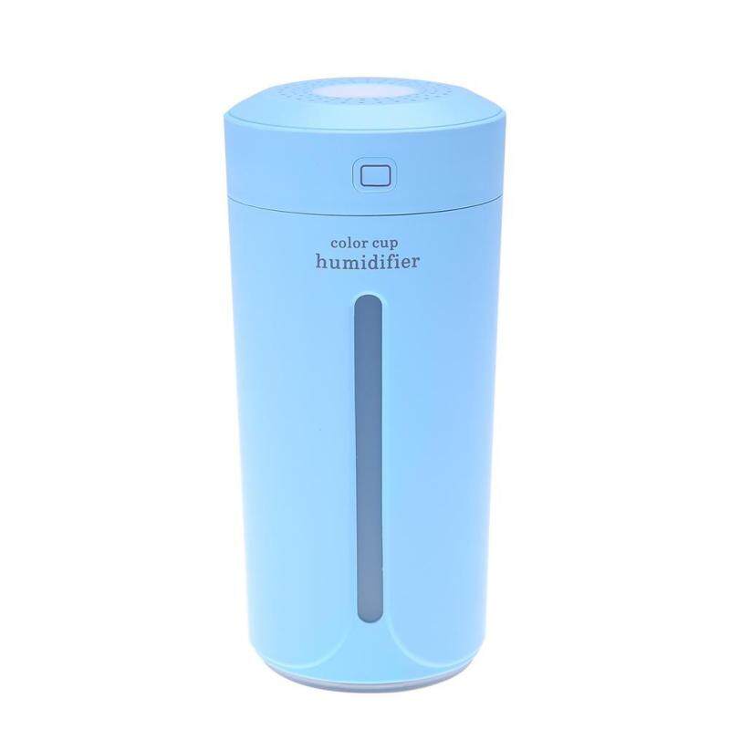 Ultrasonic Light Cup Aroma Humidifier Air Diffuser Purifier Atomizer(Blue) Singapore