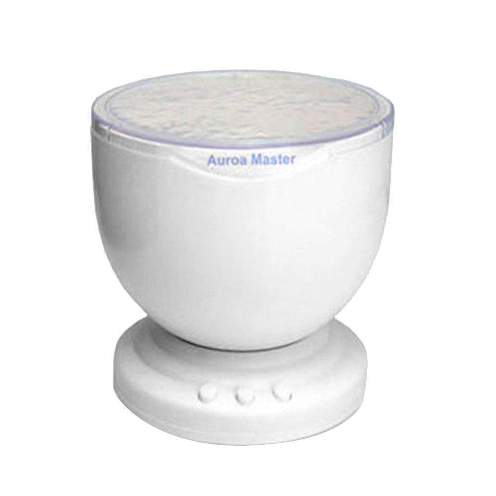 xudzhe Colorful Ocean Wave Projector Lamp Mini Music Speaker Relax Romantic Decorative Light Night For Bedroom Bathroom Coffee Shop,US - intl