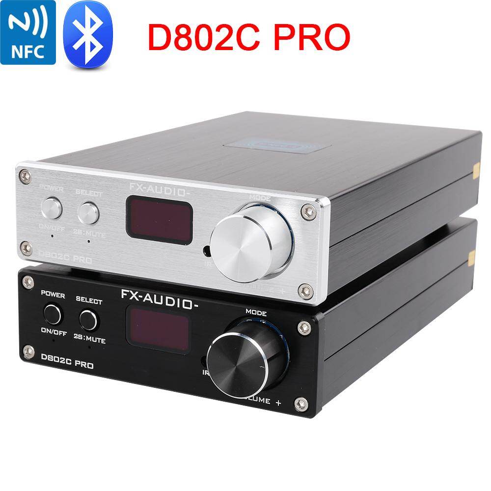 FX-Audio D802C PRO Wireless Bluetooth 4.2 Support APTX NFC USB /AUX/Optical/Coaxial Pure Digital Audio Amplifier 24Bit 192Khz ราคา 8,491 บาท*ส่งฟรี