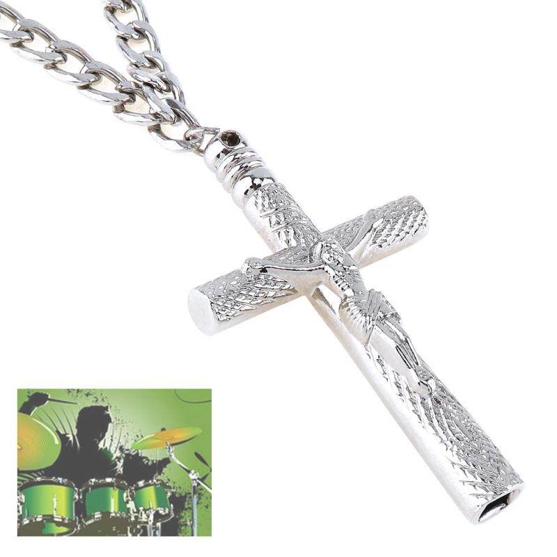 1 cái Bạc Chéo Trống Chìa Khóa Vòng Cổ Trống Jazz Cờ Lê-quốc tế