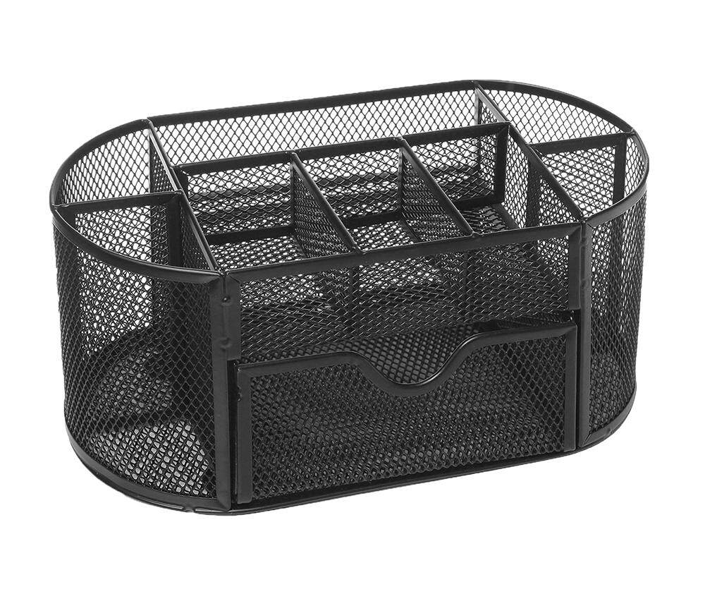 Wedzwe Multi Fungsional Tidy Mesh Desk Organizer Set Kantor Rapi Organizer (Hitam)-Intl Wedzwe Multi Fungsional Tidy Mesh Desk Organizer Set Kantor Rapi Organizer (Hitam)-Intl