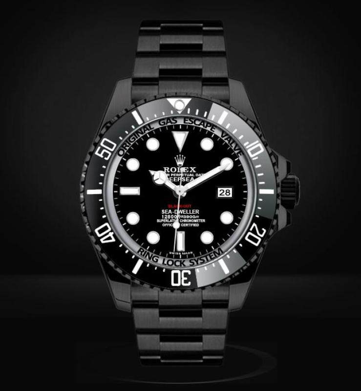 Rolex Deepsea Blackout (Black) Malaysia