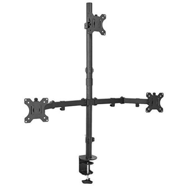 Vivo Triple Lcd Monitor Desk Mount Stand Heavy Duty Fully Vivo Triple Lcd Monitor Desk Mount Stand Heavy Duty Fully Adjule 3 Screens Up To