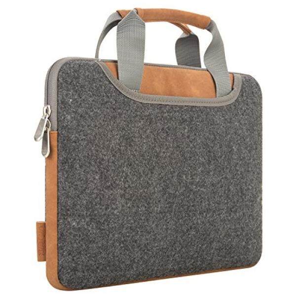 Tas Laptop Xiao Qiao Tas Tangan Tas Laptop Tas Tablet Lengan Case Penutup dengan Gagang untuk 15-15.6 Macbook Inci Air macbook Pro 2017/2016, iPad Pro, Dell Hp, Asus, Acer,-Intl