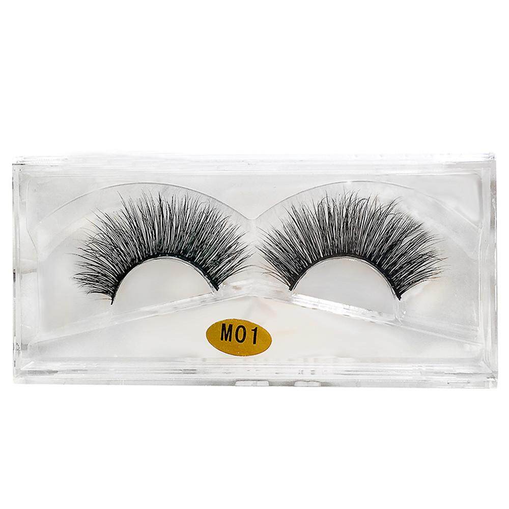 Jual Seksi Modis 3D Alami Multi Lapisan Tebal Silang Mata Lashes Bulu Mata Palsu M01 Foxloom A1-Internasional