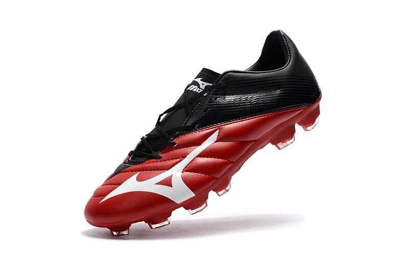Football Mizuno Rebula V1 FG Football Shoes Men's Mizuno Rebula V1 Made in JP MD Soccer Cleats Black/Rose - intl