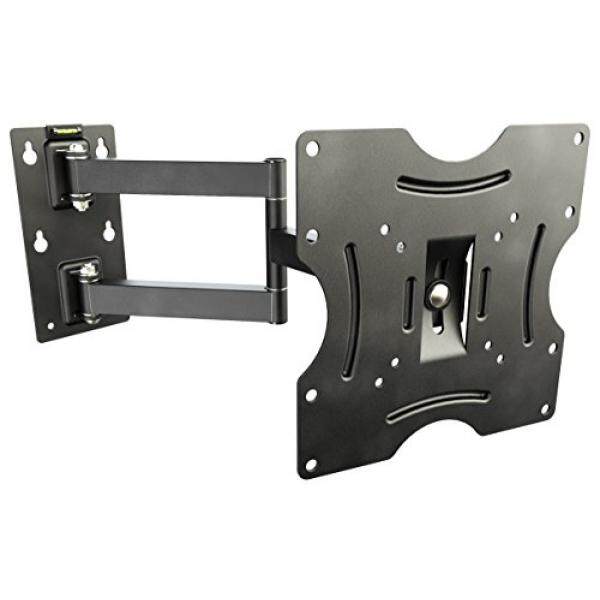 RICOO Monitorhalterung Wand Wandhalterung Monitor Schwenkbar Neigbar R02 Universal TFT LCD Halterung PC Computer Bildschirm Fernseher Wandhalter 38cm/13