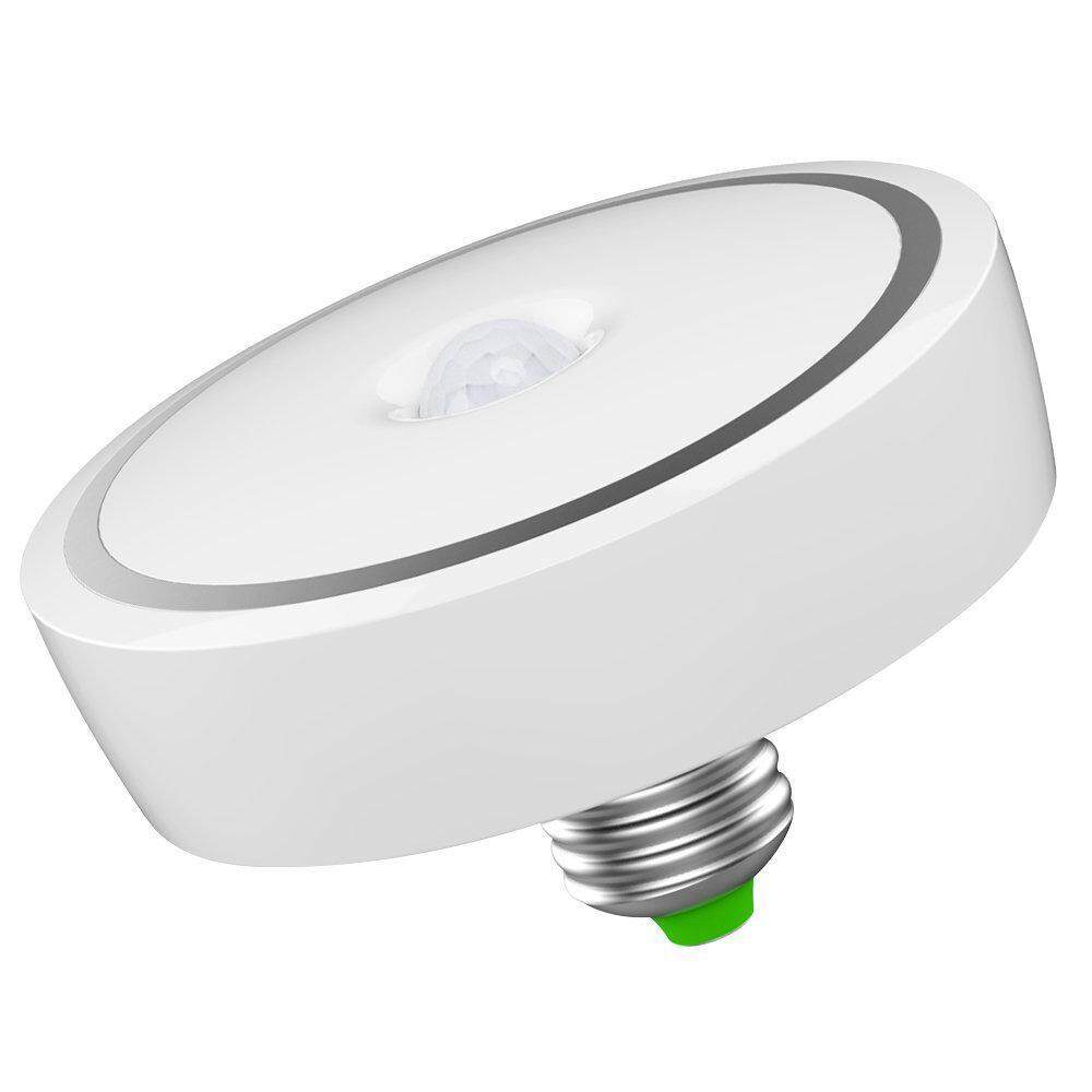 Teekeer Motion Activated Light Bulb, E27 12W LED Infrared Motion Detection Light Sensor PIR Warm White Light Bulb Lamp Auto Switch Indoor Night Light - intl Singapore