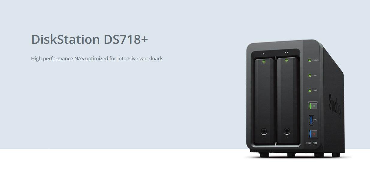 Synology DS718+ NAS DiskStation 2-Bays DS-718+ Plus Series | 11street