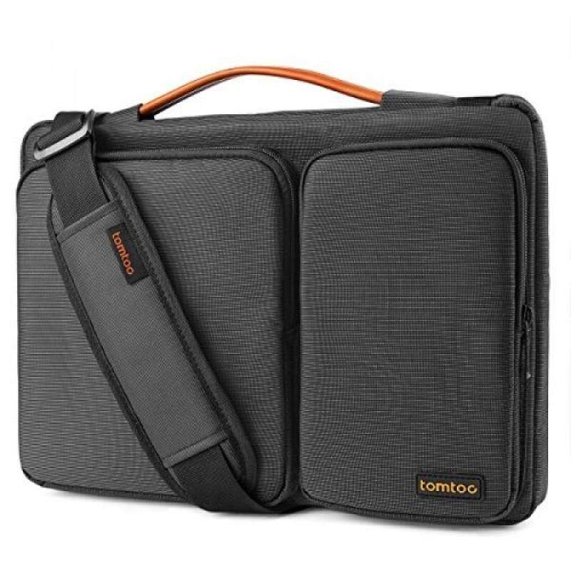 Tomtoc Original 13 - 13.5 Inch Laptop Shoulder Bag with CornerArmor Patent, 360° Protective Laptop Bag for 13 - 13.3 MacBook Air MacBook Pro Retina Surface Laptop, Support up to 12.8 x 9.14 In - intl