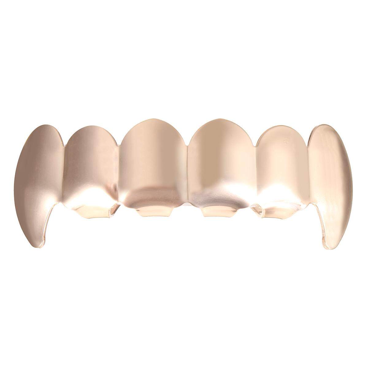 Custom 14k Gold Plated Hip Hop Teeth Grillz Caps Top & Bottom Grill Fang Set # Rose Gold - Intl August 2018 - 3 Custom 14k Gold Plated Hip Hop Teeth Grillz Caps Top & Bottom Grill Fang Set # Rose gold - intl - 3