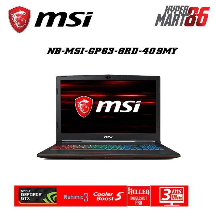 MSI GP63-8RD-409MY Leopard (15.6inch/ ntel I7/8GB/1TB+128GB SSD/GTX1050TI)
