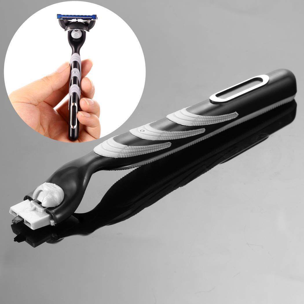 Azone 3 Berlapis Pisau Cukur Manual Razor Shaver Pegangan Non-slip Pemegang-Internasional