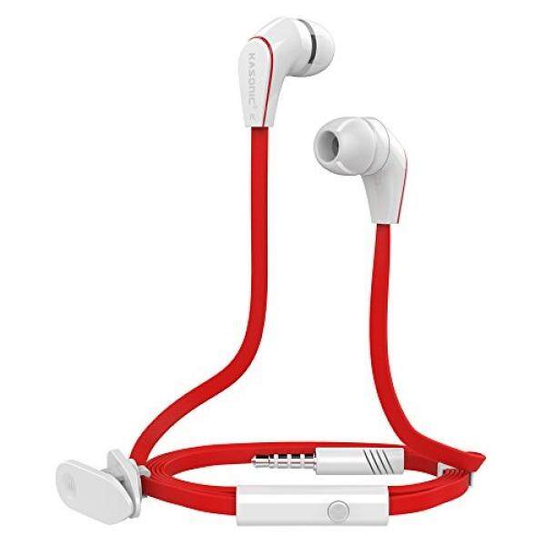 Kasonic Headphones, Headset In-Ear earbuds with Mic Stereo 3.5mm Plug Type for