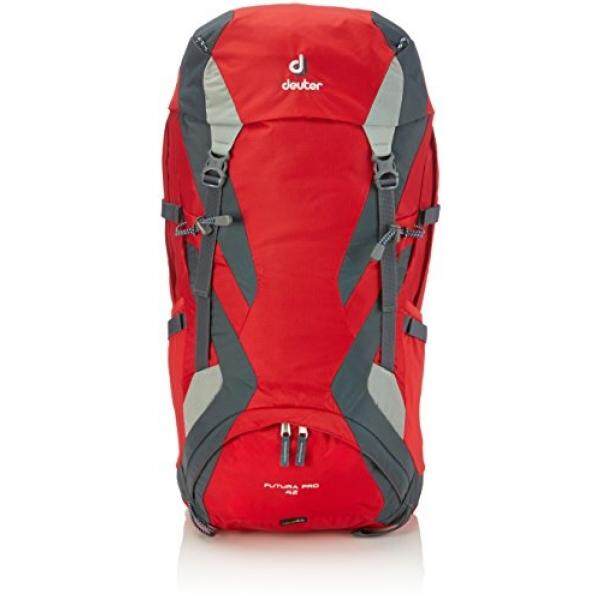 Deuter Futura Pro 42 Liter Daki Gunung Ransel, Laut/TITAN/Perak-Internasional
