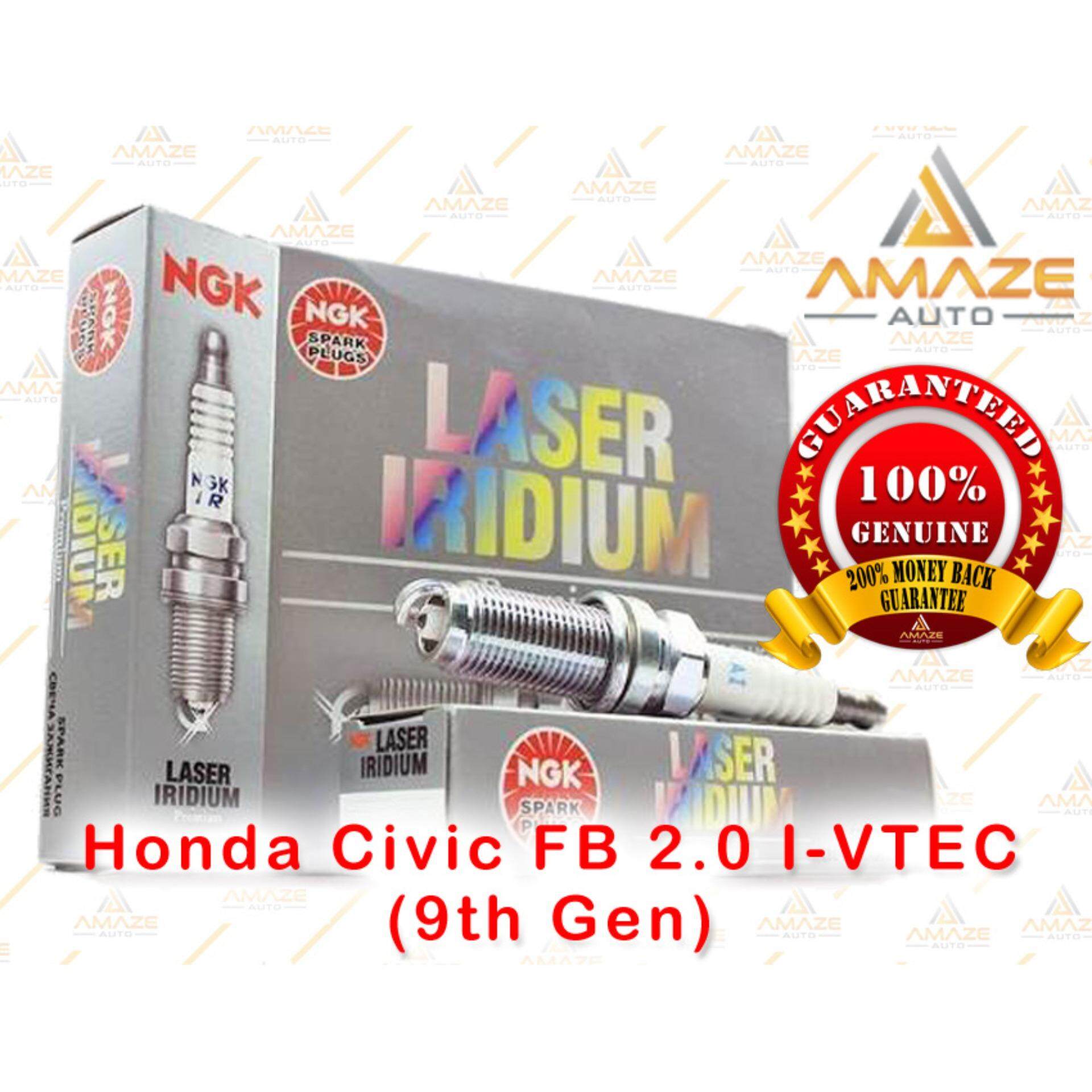 NGK Laser Iridium Spark Plug for Honda Civic FB 2.0 I-VTEC (9th Gen)