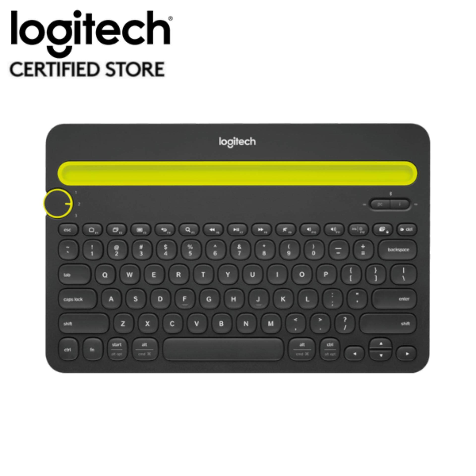 Logitech K480 Bluetooth Multi-Device Keyboard - Black