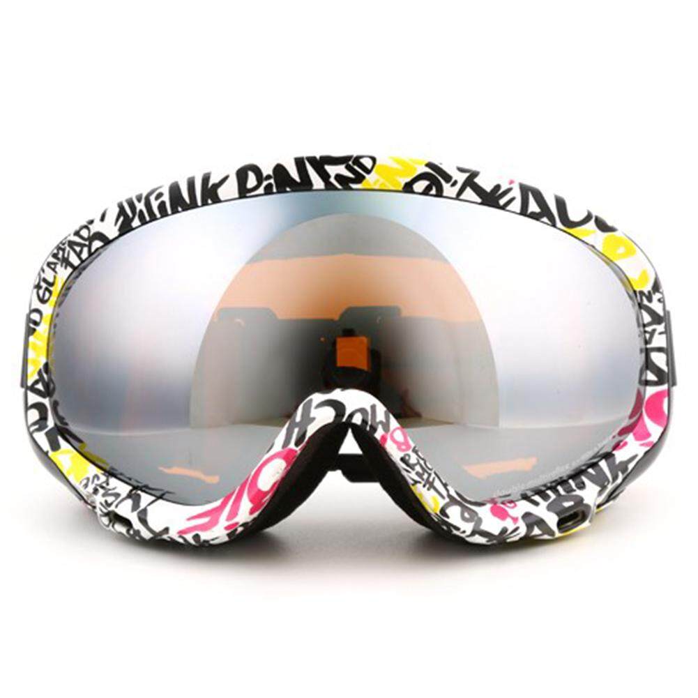 Wajah YANG BAGUS NF 120 Bulat Snowboard Masker Kacamata Ski Motor Perlindungan Ski Anti UV # C1-Intl