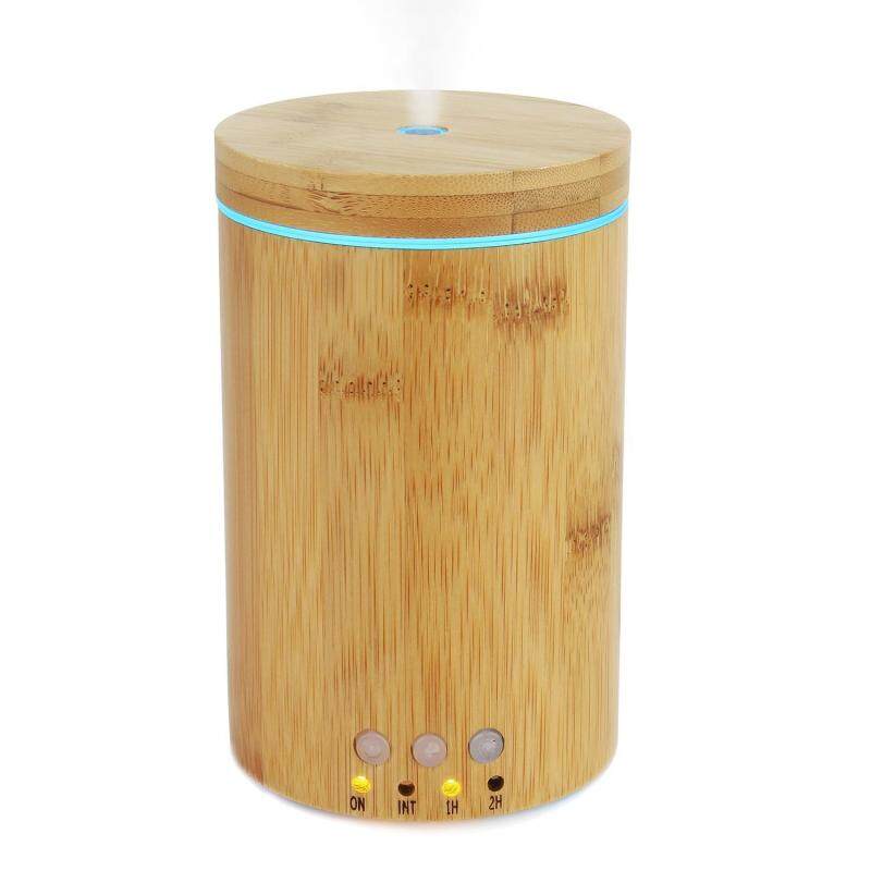 binwu (UKplug)Natural Real Bamboo Essential Oil Diffuser 150ml Ultrasonic Aromatherapy Diffusers With 7 LED Lights And Waterless Auto Shut-off For Home Office Spa Singapore