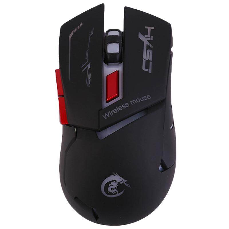 HXSJ X30 usb colorful luminescentie gaming gamer mouse 2400 DPI,Black - intl
