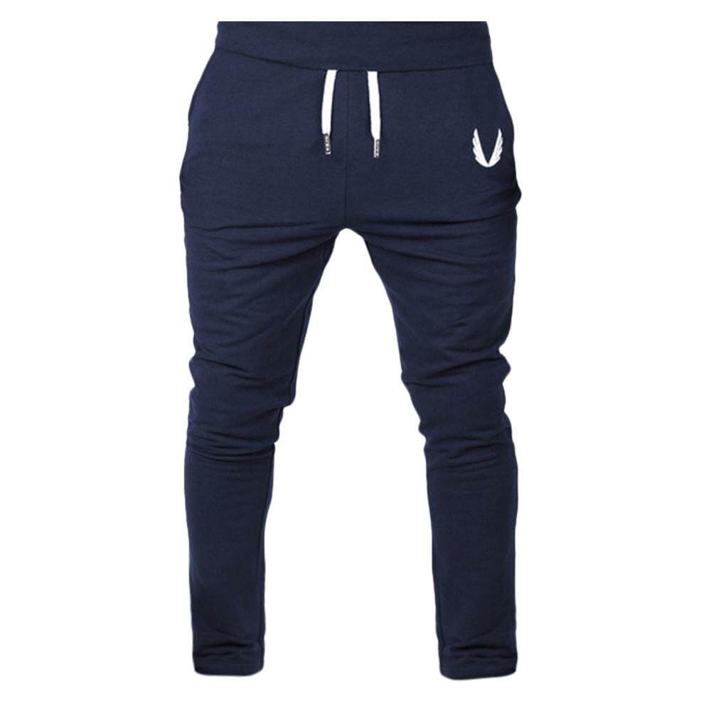 Pants Jogger Gym Sweatpants Men Sportswear Casual Elastic Fitness Workout Running Gym Pants Trousers Bluelansie