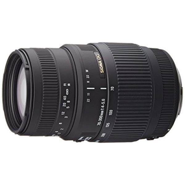 SIGMA 70-300 Mm F/4-5.6 DG Macro Telephoto Zoom Lensa untuk Canon SLR- versi Internasional (TANPA JAMINAN) -Internasional