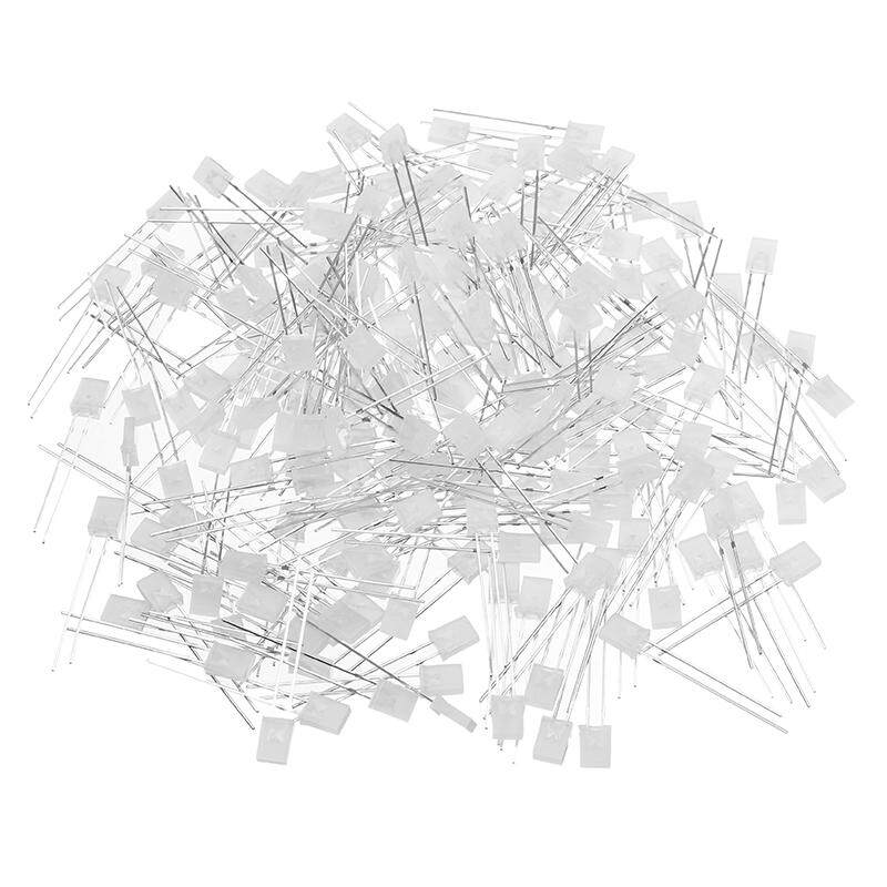 200 Pcs 2X5X7 MM Kabut Biru 2X5X7 MM Persegi Biru Ringan LED ringan Emitting Dioda Ringan Cube Berdedikasi-Internasional