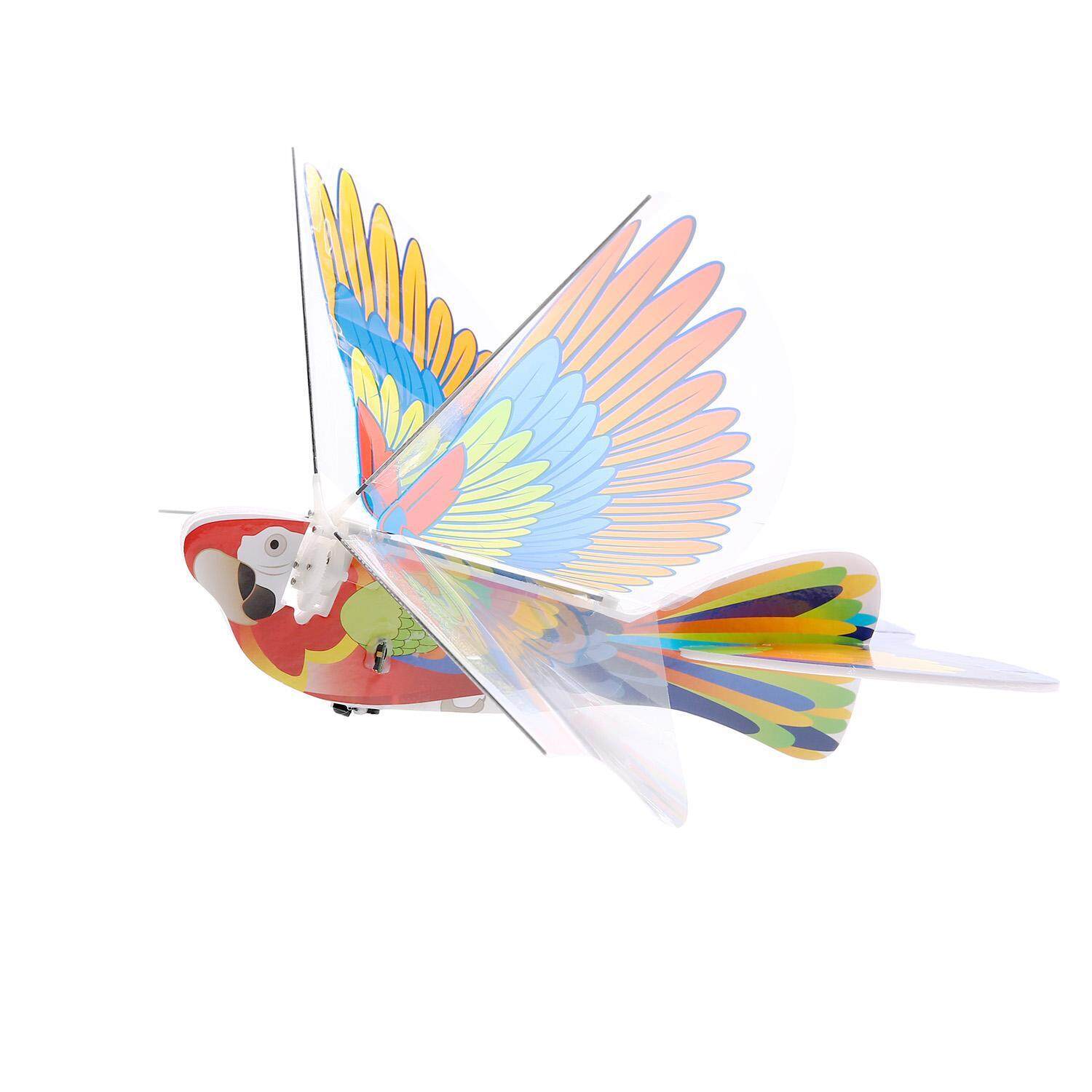leegoal Parrot Electric Motor Paper Airplane Model Outdoor Play DIY Power Up Flying Plane