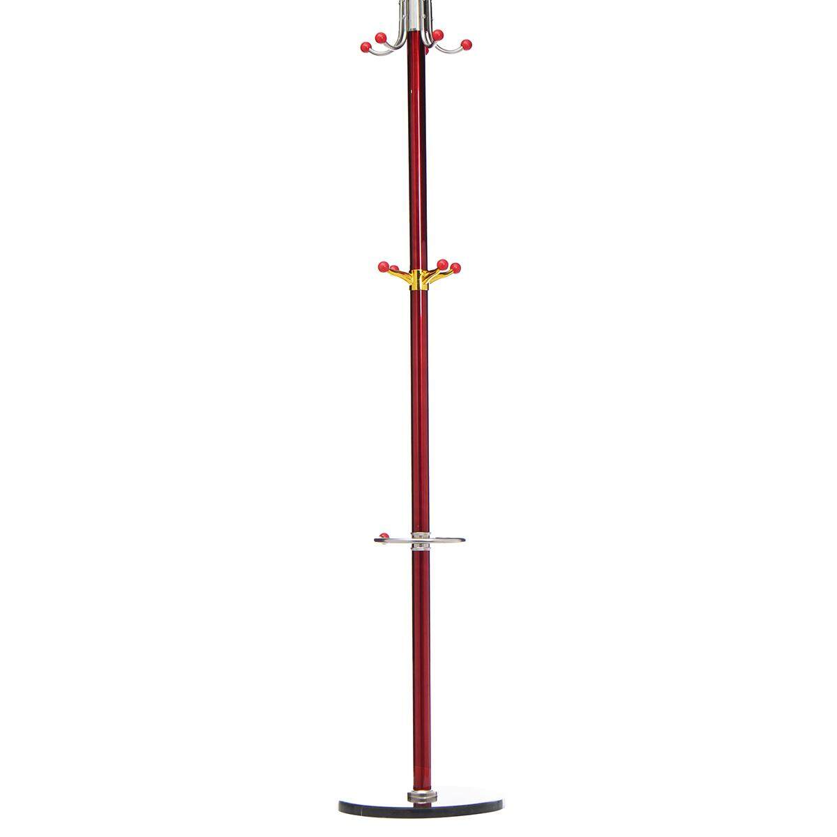 15 Hook Rotating Clothes Hat Coat Umbrella Stand Rack Garment Hanger Iron Metal - intl