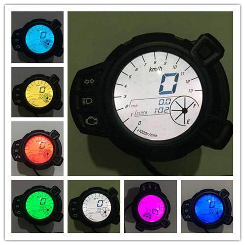 DX Instrumen Sepeda Motor 10000 Rmp Spedometer LCD Tachometer untuk Yamaha BWS125 Gaya: B2909