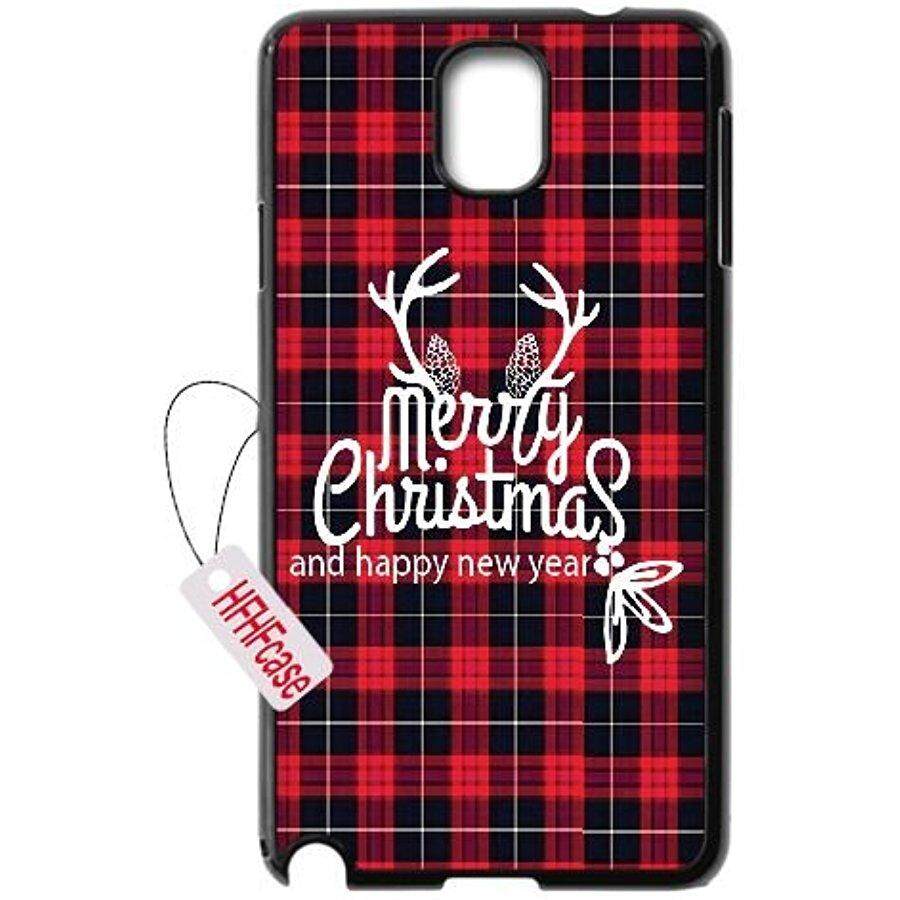 Hfhf Case Telepon Murah Case untuk Samsung Galaksi Note3 N9000, selamat Hari Natal dan Selamat Tahun Baru Samsung Galaksi Note3 N9000 Ponsel Case-Internasional