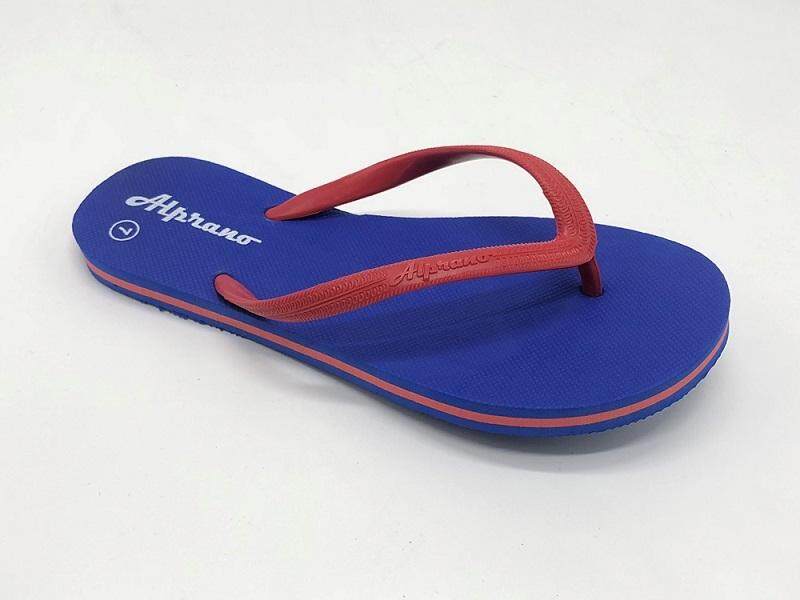 Alprano APL-06 Rubber Anti Slip Flat Slippers Beach Slippers Ladies Designs UK Size 7 (Blue)