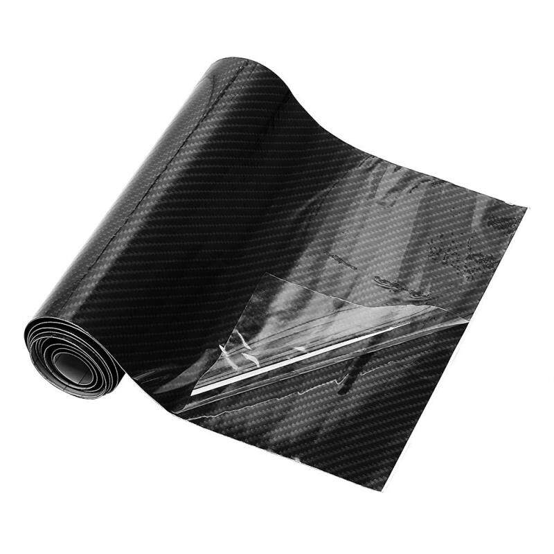 195mmX1520mm 5D Carbon Fiber Vinyl Film DIY Car Wrap Sticker Glossy Car Stickers and Decals Motorcycle Accessories Black - intl