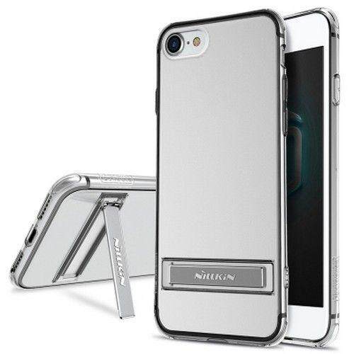 NILLKIN Yg Tahan Pukulan II Transparan Tpu Pelindung Sampul Belakang dengan Stand Penyangga untuk iPhone 7-Internasional